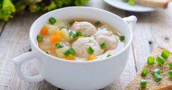 chicken meat ball soup for protein diet