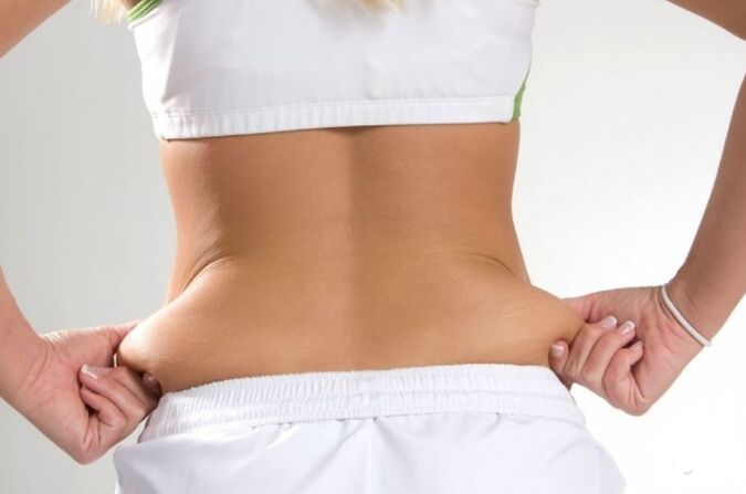 Fat on the stomach and on the sides